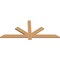 Ekena Millwork Kennewick Timber Gable Bracket, Western Red Cedar, 60"W x 25"H x 1 1/2"D x 3 1/2"F, 10/12 Pitch GBW060X25X0204KEN00SWR - alternate 3